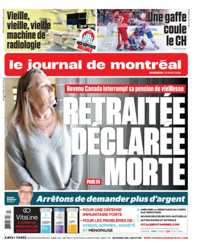 Cover of Le Journal de Montreal