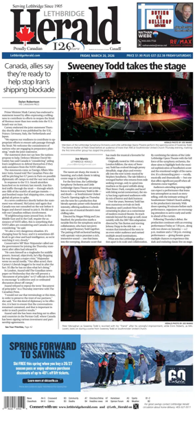 Cover of Lethbridge Herald