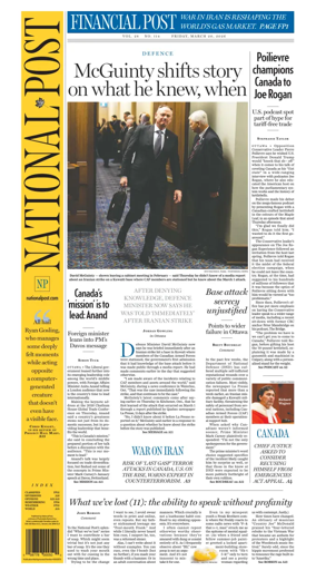 Cover of National Post - (National Edition)