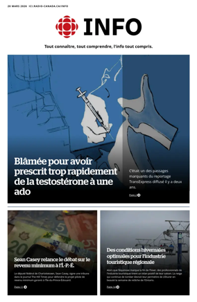 Cover of Radio-Canada Info