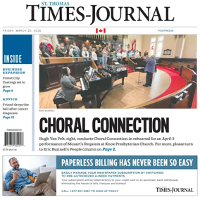 Cover of St. Thomas Times-Journal