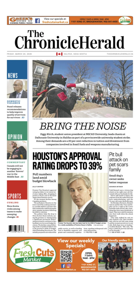 Cover of The Chronicle Herald (Provincial)