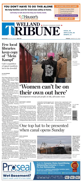 Cover of The Welland Tribune