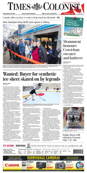 Cover of Times Colonist