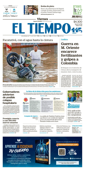 Cover of El Tiempo (Bogota)