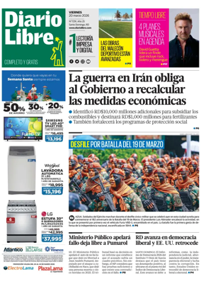 Cover of Diario Libre (Republica Dominicana)
