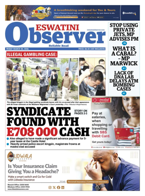 Cover of Eswatini Observer