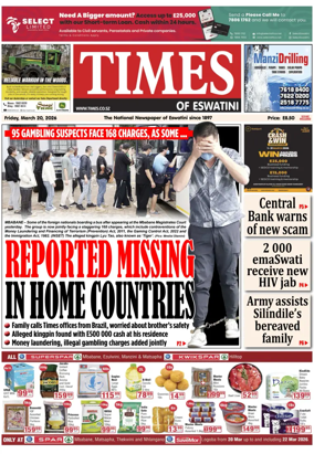 Cover of Times of Eswatini