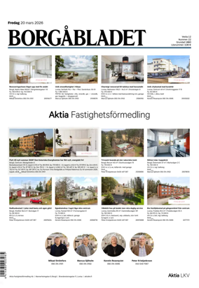 Cover of Borgabladet