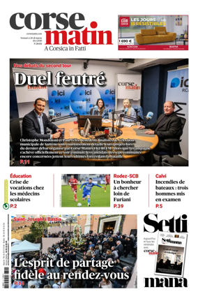 Cover of Corse Matin