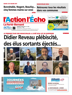 Cover of l'Action l'Echo (La Ferte-Bernard)