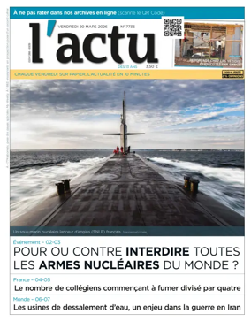 Cover of L'actu