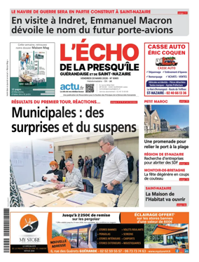 Cover of L'Echo de la Presqu'ile (SN)