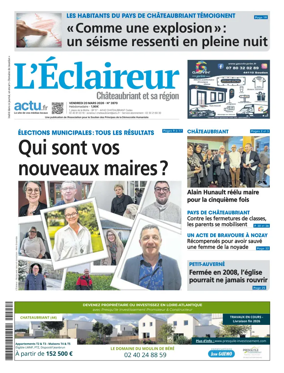 Cover of L'Eclaireur de Chateaubriant