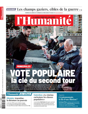 Cover of L'HUMANITE