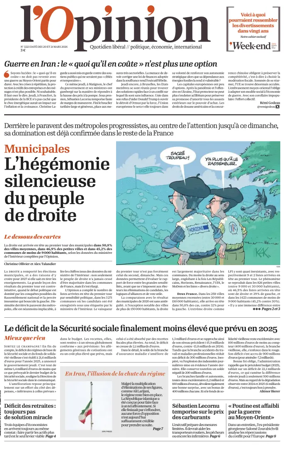 Cover of L'Opinion