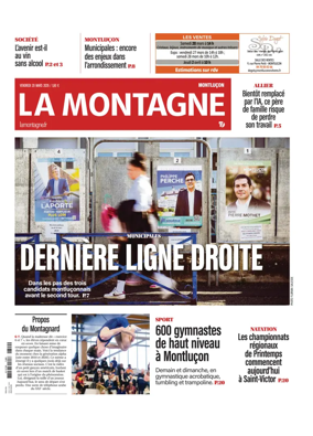 Cover of La Montagne (Montlucon)