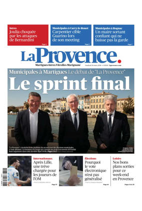 Cover of La Provence Martigues-Istres-Vitrolles-Marignane