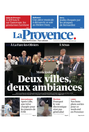 Cover of La Provence Salon-de-Provence / Pays salonais