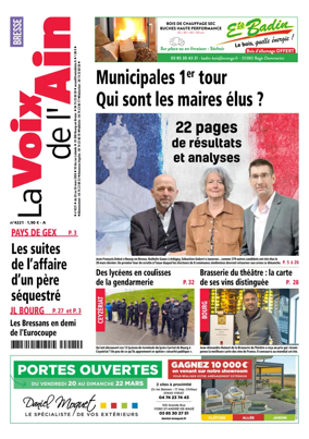 Cover of La Voix de l’Ain Bresse