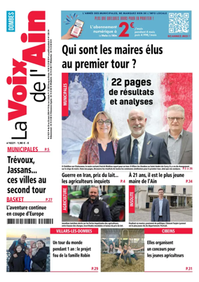 Cover of La Voix de l’Ain Dombes