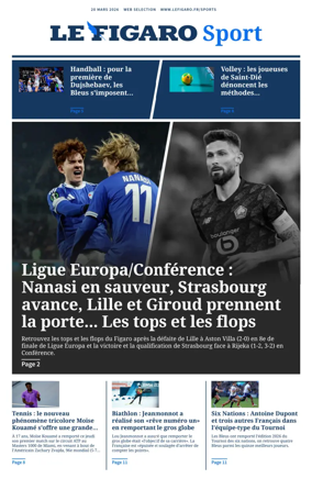 Cover of Le Figaro Sport