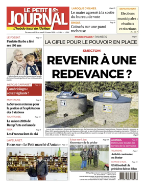 Cover of Le Petit Journal - L'hebdo local de l'Ariege