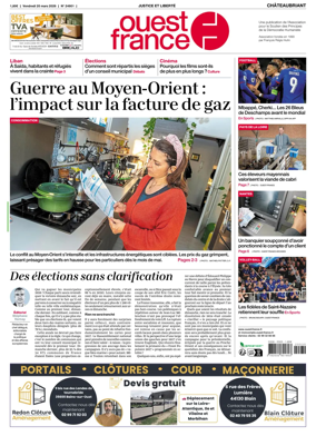 Cover of Ouest France (Chateaubriant)