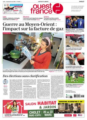 Cover of Ouest France (Cholet)