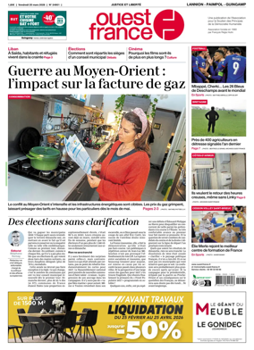 Cover of Ouest-France (Lannion / Paimpol / Guingamp)