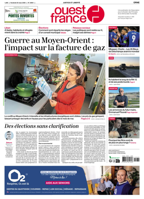 Cover of Ouest France (Orne)