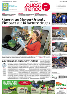 Cover of Ouest France (Pornic / Pays de Retz)