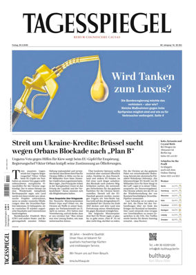 Cover of Der Tagesspiegel