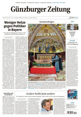 Cover of Guenzburger Zeitung