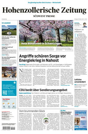 Cover of Hohenzollerische Zeitung