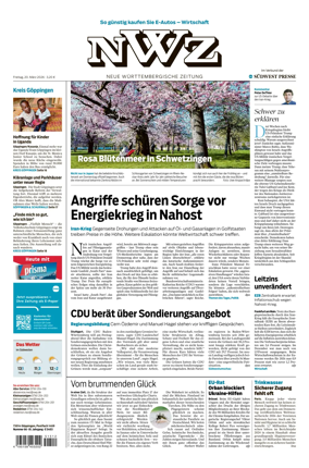 Cover of NWZ – Neue Wurttembergische Zeitung