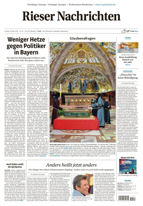 Cover of Rieser Nachrichten