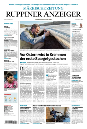 Cover of Ruppiner Anzeiger