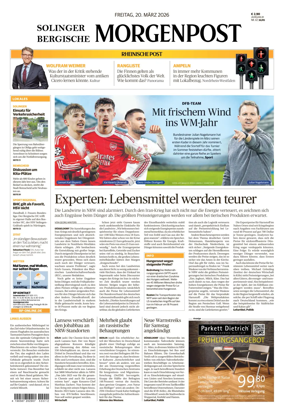 Cover of Solinger Bergische Morgenpost/Remscheid