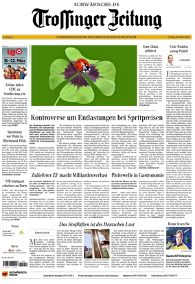 Cover of Trossinger Zeitung