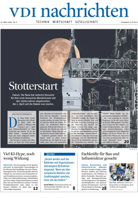 Cover of VDI Nachrichten