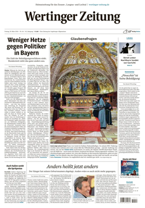 Cover of Wertinger Zeitung