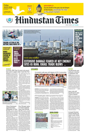 Cover of Hindustan Times (Chandigarh) - School