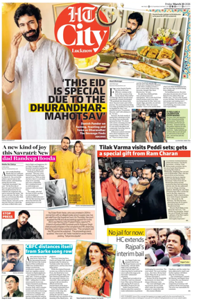 Cover of Hindustan Times (Lucknow) - Live
