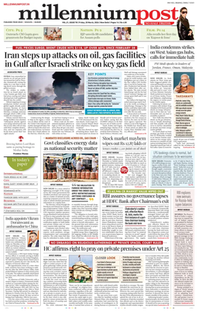 Cover of Millennium Post