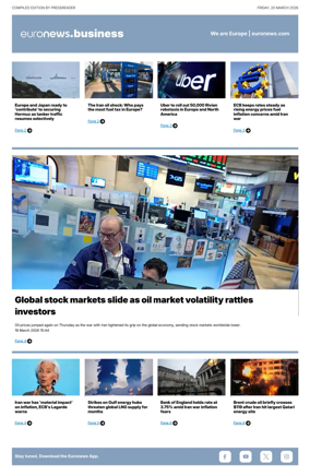 Cover of Euronews Business