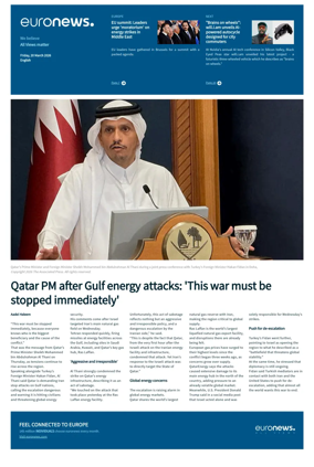 Cover of EuroNews (English Edition)