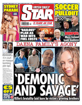 Cover of Irish Daily Star