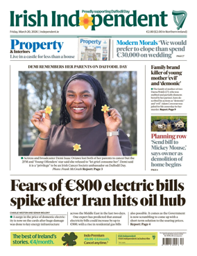 Cover of Irish Independent