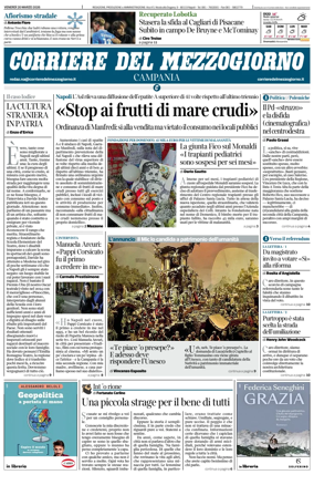 Cover of Corriere del Mezzogiorno (Campania)